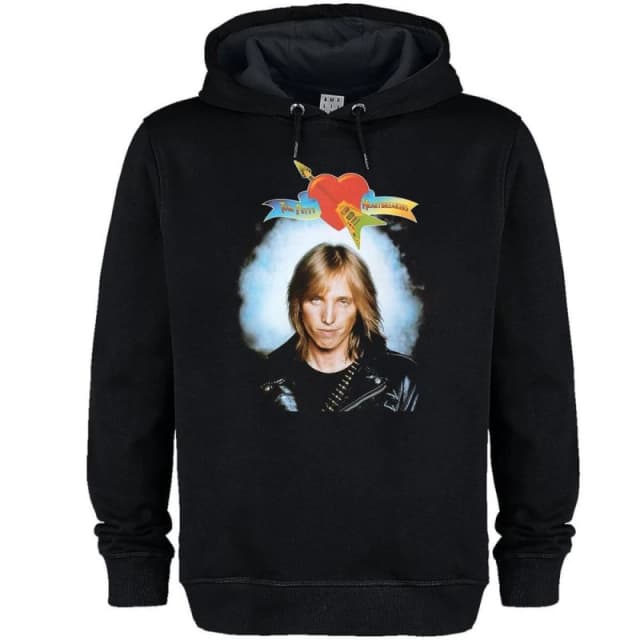 Amplified Mens First Album Tom Petty & The Heartbreakers Hoodie in Black Size: XS Black Male XS