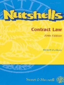Contract in a Nutshell by Robert Duxbury Book