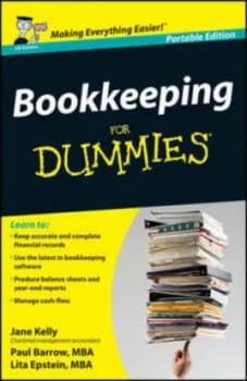 Bookkeeping for Dummies UK Edition Whs T by Jane Kelly Paperback
