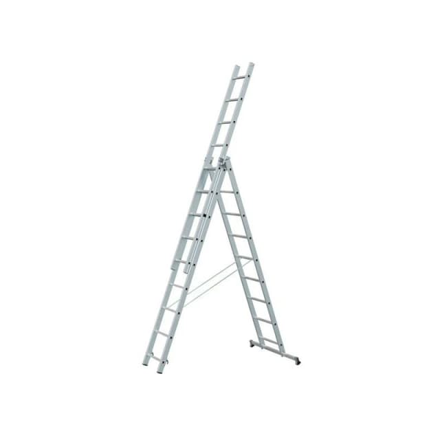 ZARGES Light Trade Combination Ladder 3-Part 3 x 8 Rungs ZAR48981 - Zarges ZAR48981