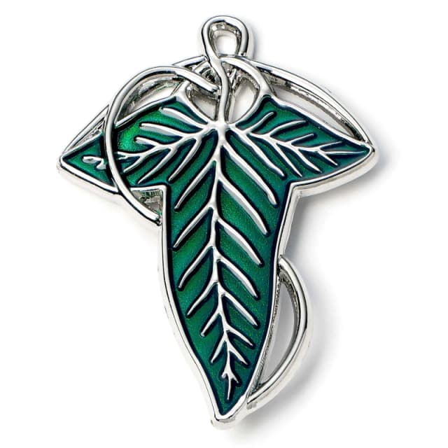 The Lord of The Rings The Leaf Of Lorien Pin Badge Blue LRPB0005
