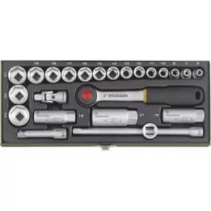 Proxxon Industrial Bit set Metric 3/8 (10 mm) 24 Piece 23110