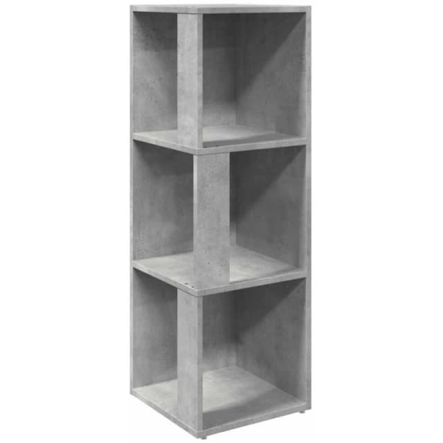 VIDAXL Vidaxl - Corner Cabinet Concrete Grey 33x33x100cm Engineered Wood 8720286649862