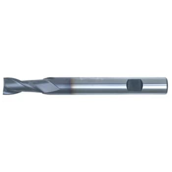 14.00MM HSS-Co 8% 2 Flute Weldon Shank Long Series Slot Drills - TiCN Coated