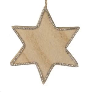 Wooden Hanging Star
