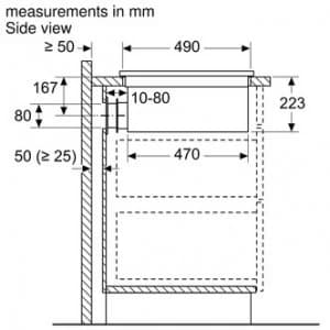 Bosch PVQ731F15E 4 Zone Induction Hob