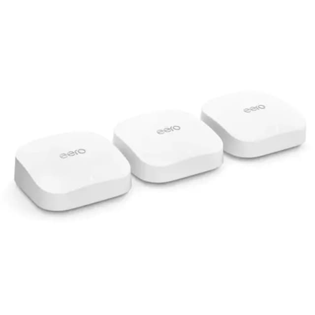 EERO eero Pro 6E Wireless Router 2.5 Gigabit Ethernet Tri-band (2.4 GHz / 5 GHz / 6 GHz) White S010314