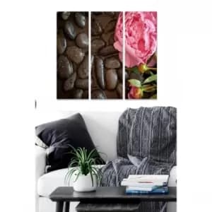 MDF1034664 Multicolor Decorative MDF Painting (3 Pieces)