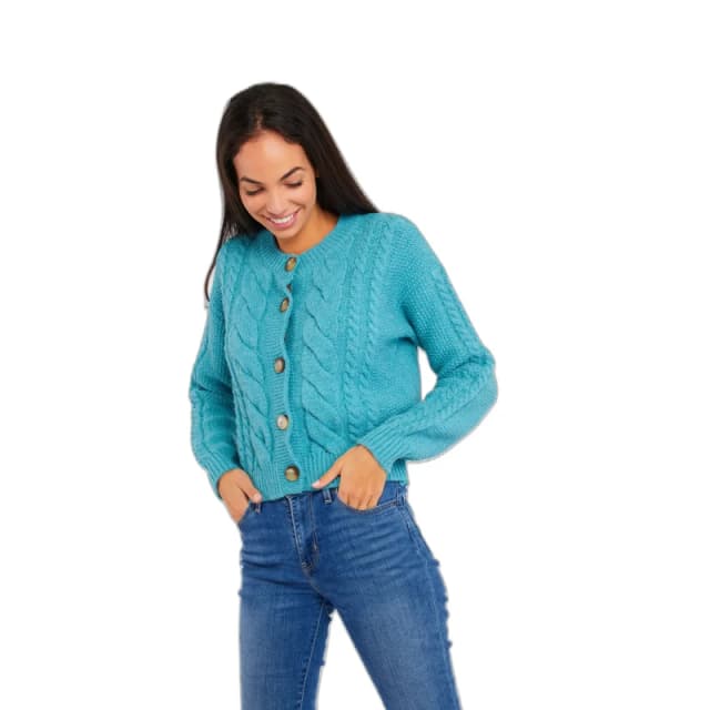 banana moon Womens cardigan Banana Moon Abby Choctaw Bleu Female L