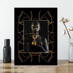 SC01195012681 Multicolor Decorative Framed MDF Painting