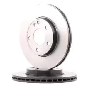 PAIR PAINTED BREMBO BRAKE DISCS 09.8680.11