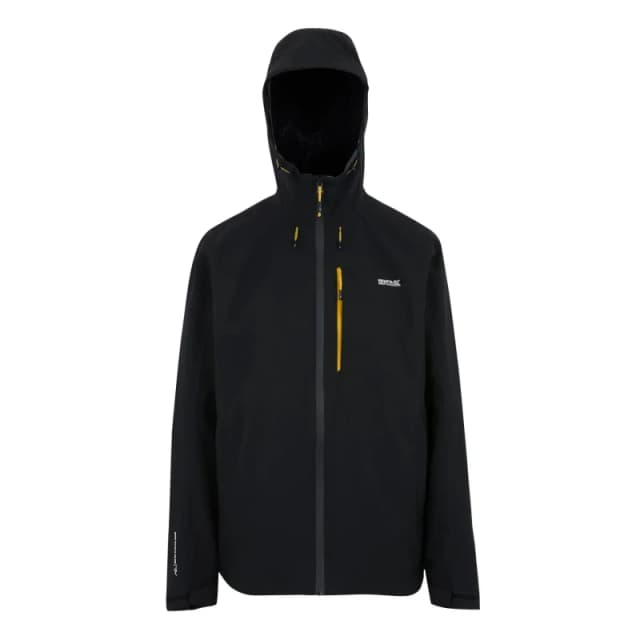 Regatta Regatta Men 'Birchdale' Waterproof Shell Jacket in Black Size: X-Large Black XL Male 5063516131137