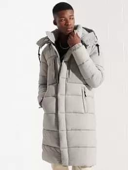 Superdry Touchline Padded Jacket, Grey, Size S, Men