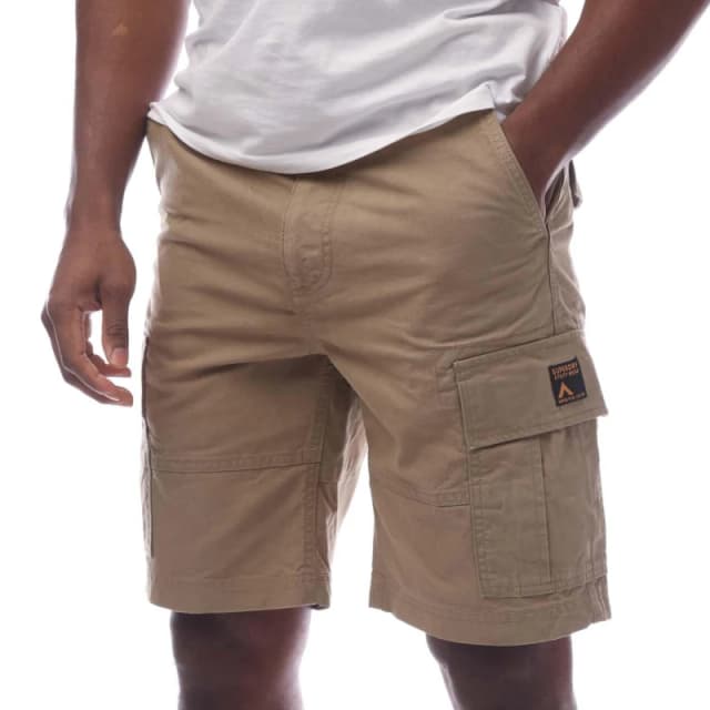 Superdry Vintage Heavy Cargo Shorts Beige male 28 inch