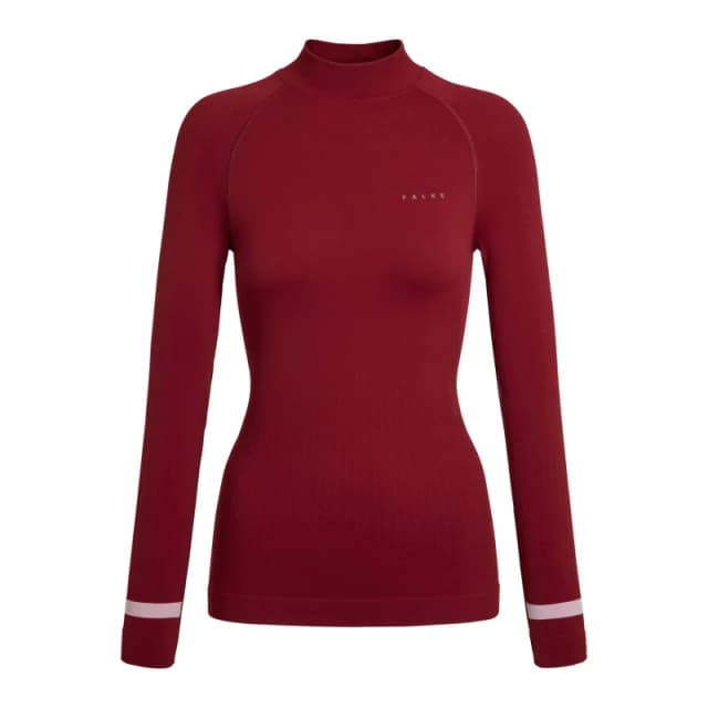 Falke Long sleeve turtleneck T-Shirt For Her Falke Warm Rouge Female S
