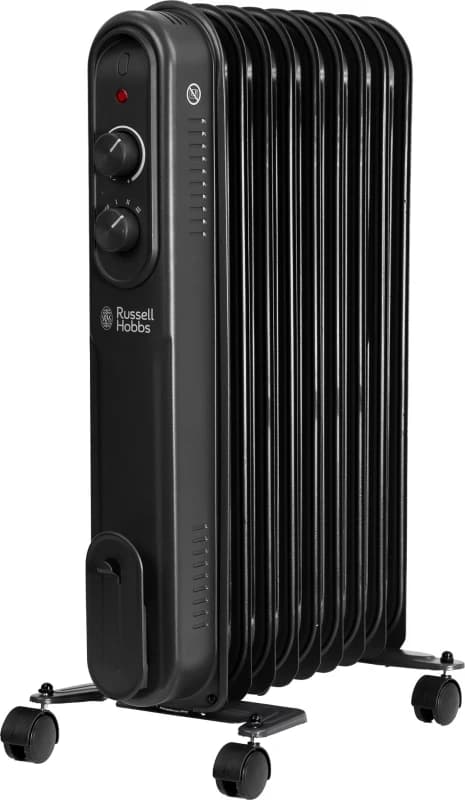 Russell Hobbs RHOFR9004B Oil Filled Radiator Heaters 62cm Black 40431803620