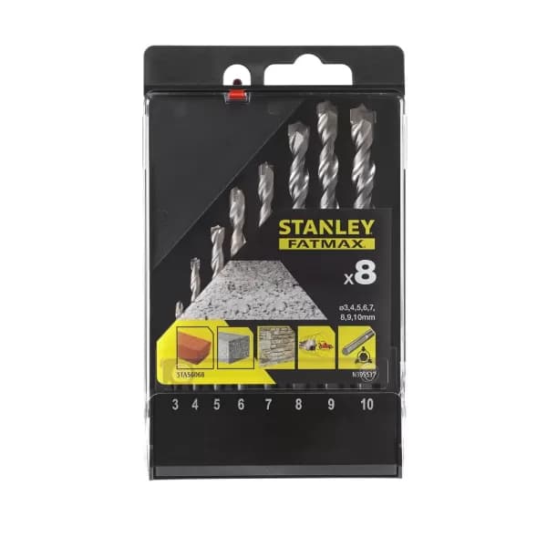 Stanley Fatmax 8Pc Masonry Drill Bit Set - STA56068-QZ