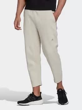 adidas Studio Lounge Fleece 7/8 Joggers, Beige Size XS Men