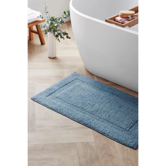 Homelife Homelife Tufted Bath Mat - Blue Blue One Size