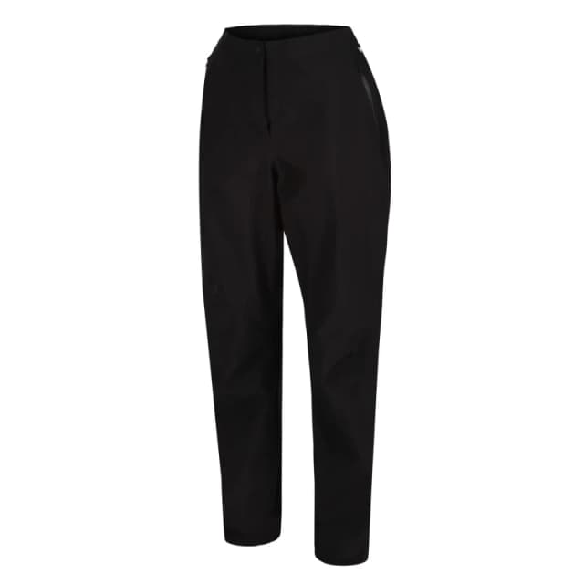 Regatta Womens Highton Waterproof Overtrousers (Long) - Black 20