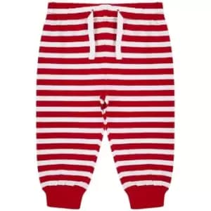 Larkwood Baby Lounge Pants (12-18 Months) (Red/White)