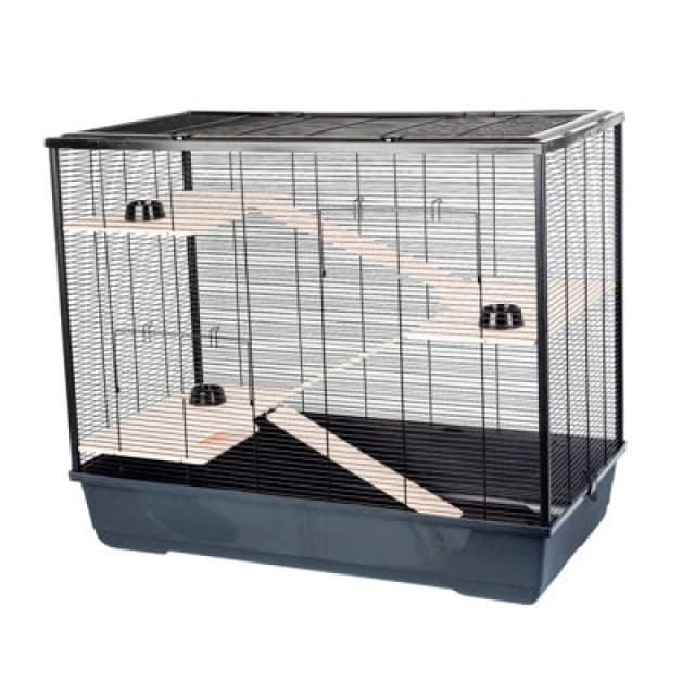 Little Friends Plaza Xl Rat Hamster Small Animal Cage - 100 X 54 X 83 - Black