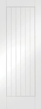 Wickes Geneva Softwood White Primed Internal Door - 1981 x 686mm