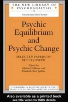Psychic Equilibrium and Psychic Change by Michael Feldman Paperback