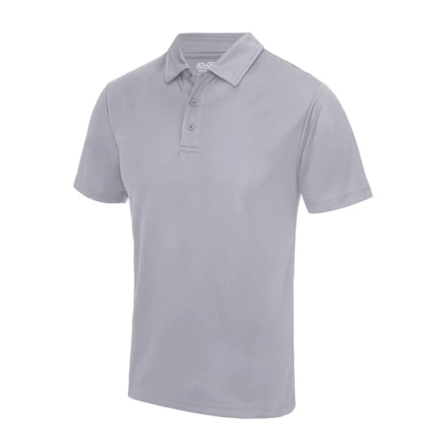 AWDis AWDis Men Just Cool Plain Sports Polo Shirt in Grey Size: Small Grey S Male 5055747876123