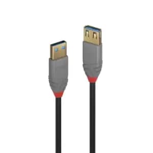 Lindy 0.5m USB 3.2 Type A Extension Cable Anthra Line 0.5 m USB A USB A USB 3.2 Gen 1 (3.1 Gen 1) 5000 Mbps Black