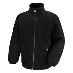 Result Core Mens Polartherm Fleece Jacket (XL) (Black)