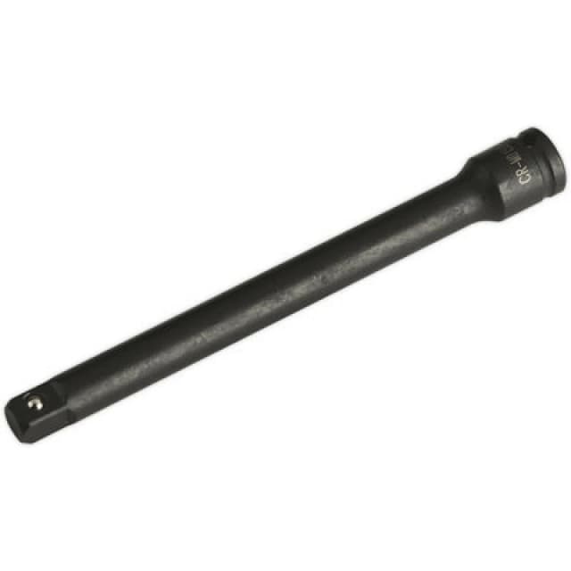 Loops 150mm Steel Impact Extension Bar - 3/8" Sq Drive - Spring-Ball Socket Retainer Metallics