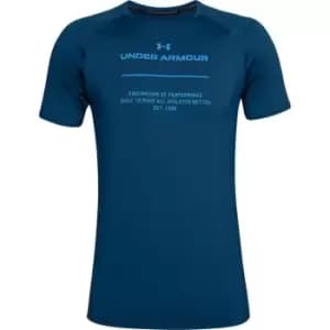 Under Armour MK-1 T Shirt Mens - Blue