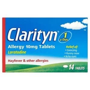 Clarityn Allergy Hayfever Relief 14 Tablets
