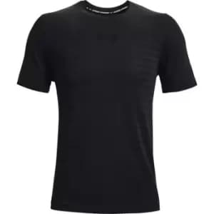 Under Armour Wordmark Short Sleeve T Shirt Mens - Black