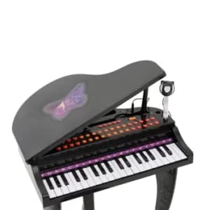 HOMCOM Mini Electronic Piano W/Stool-Black