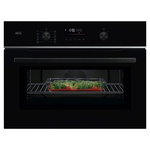 AEG TK6NK501B 44 Litre 46cm High, Built In Combination Microwave Oven - Black