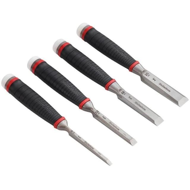HULTAFORS Hultafors - 390671 HDCS4 Heavy-Duty Chisel Set 4 Piece 6-25mm HUL390671 390671