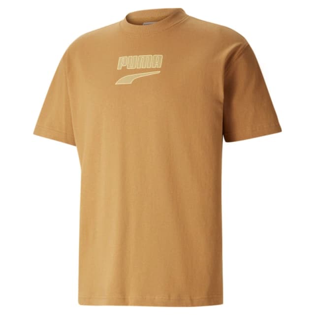 Puma DT Logo T Shirt - Brown Brown S