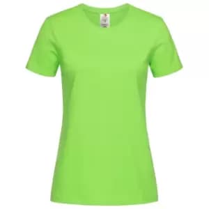 Stedman Womens/Ladies Classic Organic T-Shirt (L) (Kiwi Green)