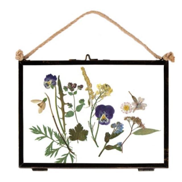 Nicola Spring Hanging Metal Photo Frame - 7" x 5" - Black Black