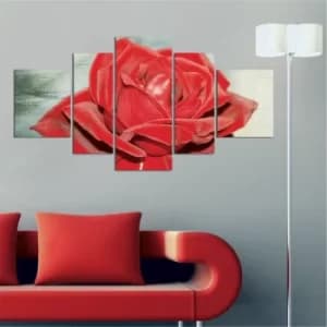 H6 Multicolor Decorative MDF Painting (5 Pieces)