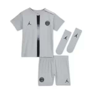 Nike Paris Saint Germain Away Minikit 2022/2023 Babies - Grey