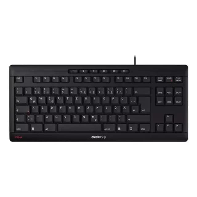 Cherry CHERRY STREAM TKL keyboard Universal USB QWERTZ German Black JK-8600DE-2