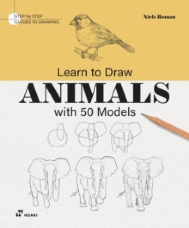 Learn to Draw Animals with 50 Models Paperback / softback