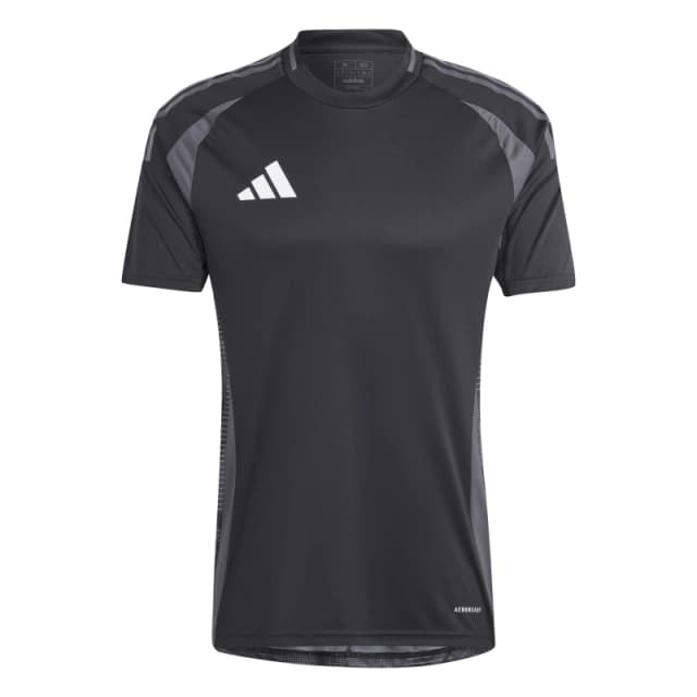 adidas Mens Tiro24 Short Sleeve Performance T-Shirt Black male XS