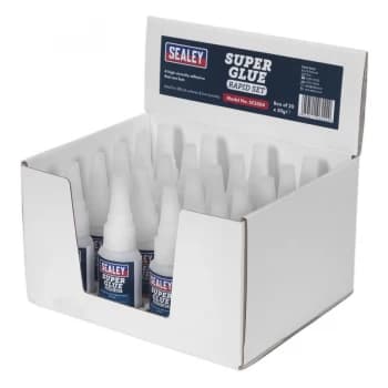 Sealey SCS304 Super Glue Rapid Set 20g Pack of 20