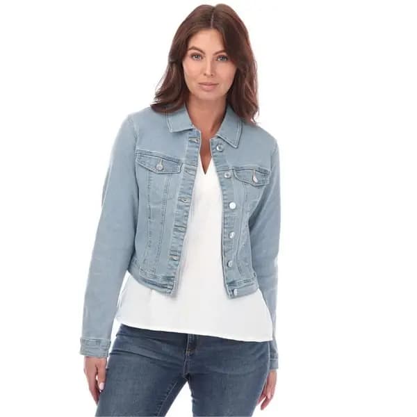 Veromoda Light Blue Denim Luna Denim Jacket