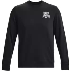 Under Armour Rival Terry Graphic Crew - Black
