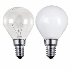 Status 40W Small Edison Screw Golf Ball Bulb - Clear - Single